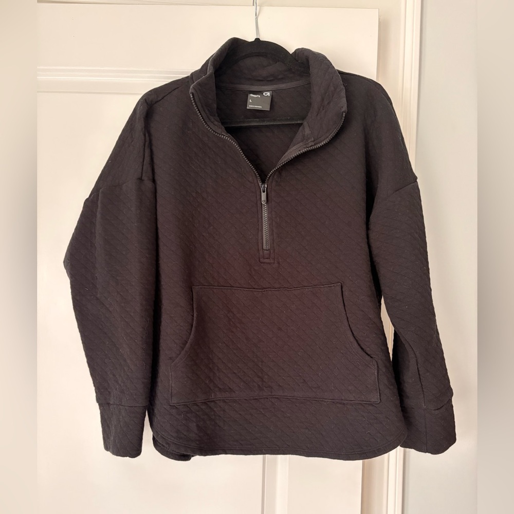 Gap Oversized Quilted Quartet-Zip Jacket - Picture 3 of 5